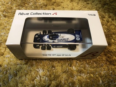 F1 Tyrrell P34 1977 日本GP 3位 ミニカー 1/43 Rave Collection 1/43 Tyrrell P34 1977 Japan GP No.3 208898