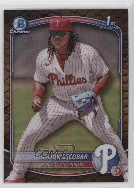 2025 Bowman Chrome Prospects Reptilian Refractor Aroon Escobar #BCP-65 8is