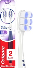 Colgate Gum Expert Ultra Soft Toothbrush Pack, Extra Soft Toothbrush for Sensiti