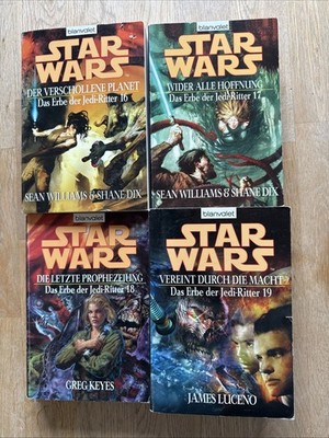 4x Star Wars: Erbe Jedi-Ritter 16, 17, 18, 19, James Luceno Keyes Sean Williams
