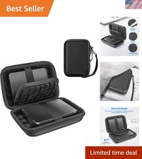 Compact Protective Case for 2 External Hard Drives - EVA Water-Resistant Design