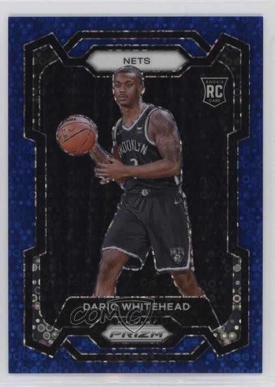 2023-24 Panini Prizm Fast Break Blue Prizm 41/150 Dariq Whitehead #175 0ud4