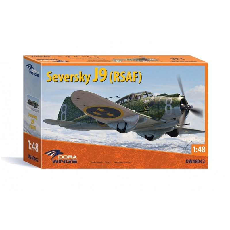 Maquette Seversky J9 RSAF 1/48 Dora Wings DW48042 en plastique pour modéliste