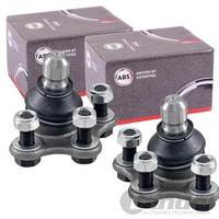 2X A.B.S. Traggelenke Vorne Unten Passend FüR CitroËN C2 C3 C4 DS3 Ds Ds Peugeot