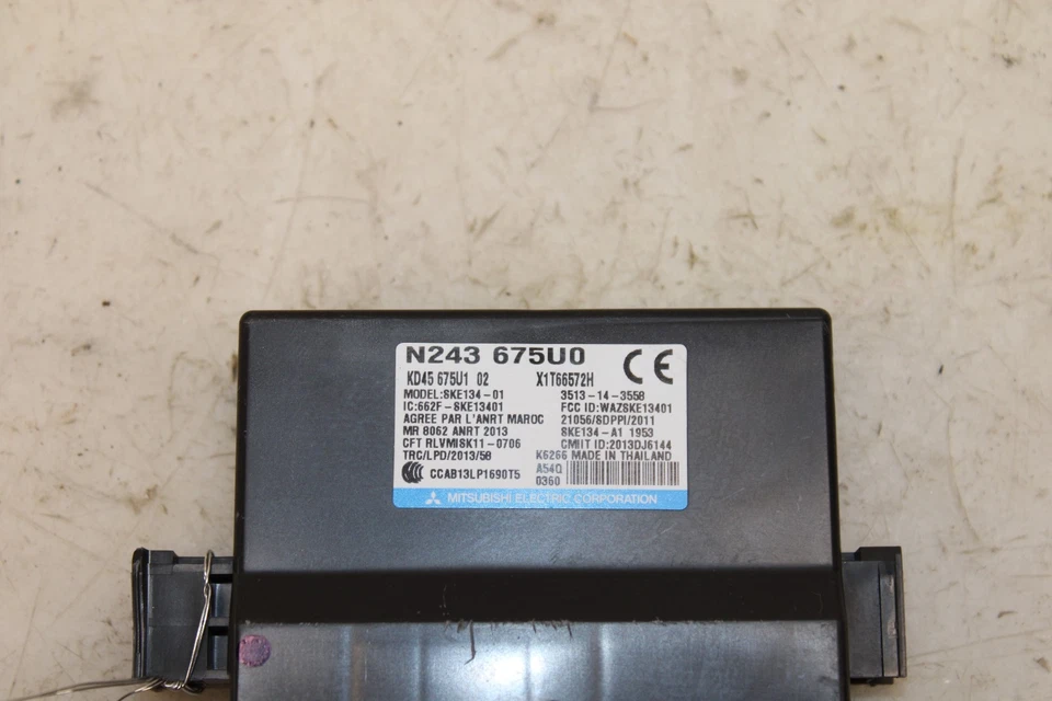 2016-2023 Mazda MX-5 Miata Ignition Immobilizer Module N243675U0 OEM MV88 - Image 2 of 4