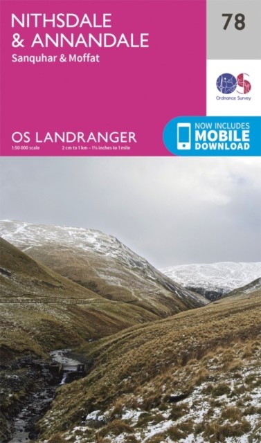 Ordnance Survey Landranger Map 78 Nithsdale and Annandale - Image 3
