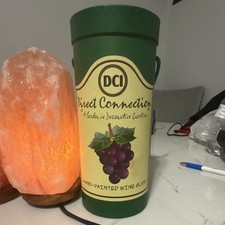$1 START 🔥 Mystery Hand-Painted Wine Glass w/ Case & Tag – Unique Find 🍷