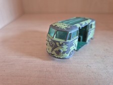 Matchbox RW 34B Volkswagen Caravette VW Bus T1 hellgrün für Bastler Türen fehlen