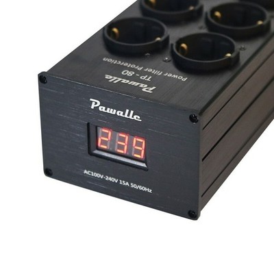 3000W TP-80 LED Display Aluminum Audio Noise AC Power   Amplifier PC Power #wd