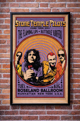 Stone Temple Pilots Core Tour 1993 Roseland NYC Poster 24x36 Print