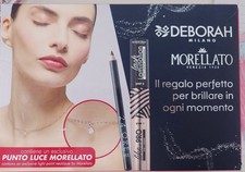 Deborah set of 3 black 2 steps like Pro mascara 24ore eye liner and necklace