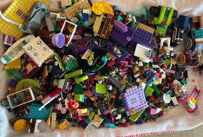 LEGO 4 Pounds Random Bulk Lot of Mixed Legos Small Parts From Various Sets