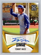 Tommy Mace ⚾ 2021 Leaf Metal Draft -Gold (AU, RC) #BA-TM2 🔥