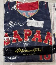 L Size Shohei Ohtani 16 2023 WBC JAPAN Authentic Visitor Uniform Mizuno Jersey