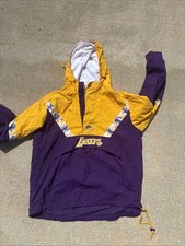 Mitchell  Ness Lakers Hardwood Classics Anorak Jacket Sz XL