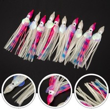 Kits Squid Lure For Fishing Jig Tackle Saltwater Fish Skirts Accessories