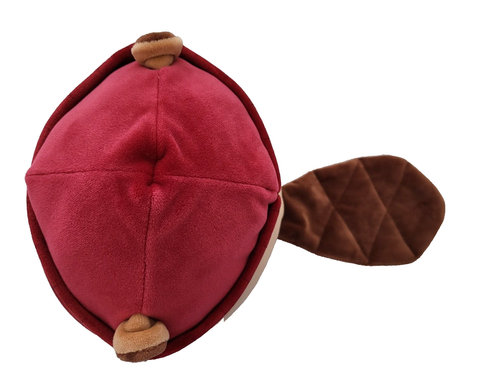 Squishmallows Chip Beaver Beanie 8" Plush Toy Brown Red Kellytoy 2023 Jazwares - Picture 8 of 11