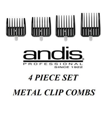 ANDIS Metal Clip BLADE ATTACHMENT Guide COMB SET*Fit GO,BMC,D-2,D-4D Trimmers