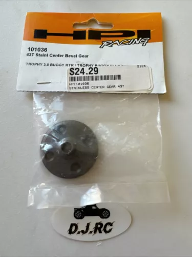 HPI 101036 43T Stainles Center Bevel Gear Trophy 3.5 Buggy,Trophy Buggy Flux RTR