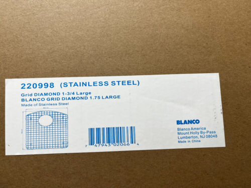 Blanco 220998 Stainless Steel Basin Rack for Diamond 60/40 Sinks - Stainless - Afbeelding 1 van 3