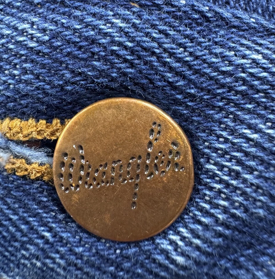 Jeans vintage Wrangler 937STR corte cowboy elástico slim fit feito nos EUA faroeste 28x30 - Imagem 3 de 4