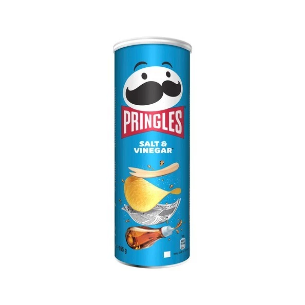 Sale e aceto di Pringles (19 x 165 gr.)