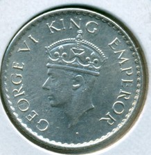 1940 印度卢比在英国印度硬币| eBay