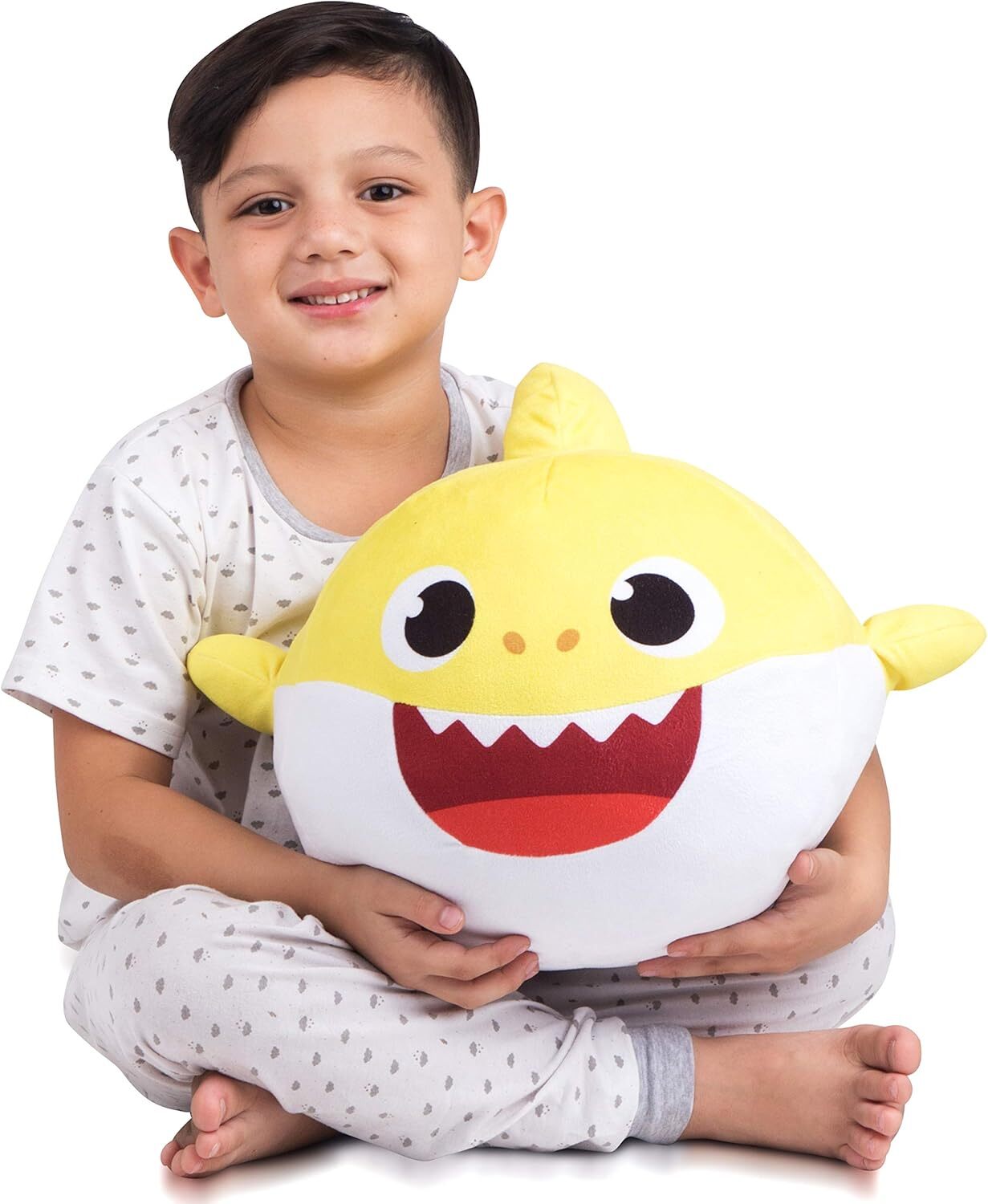 Franco Kids Bedding Plush Cuddle Pillow Buddy, One Size, Baby Shark
