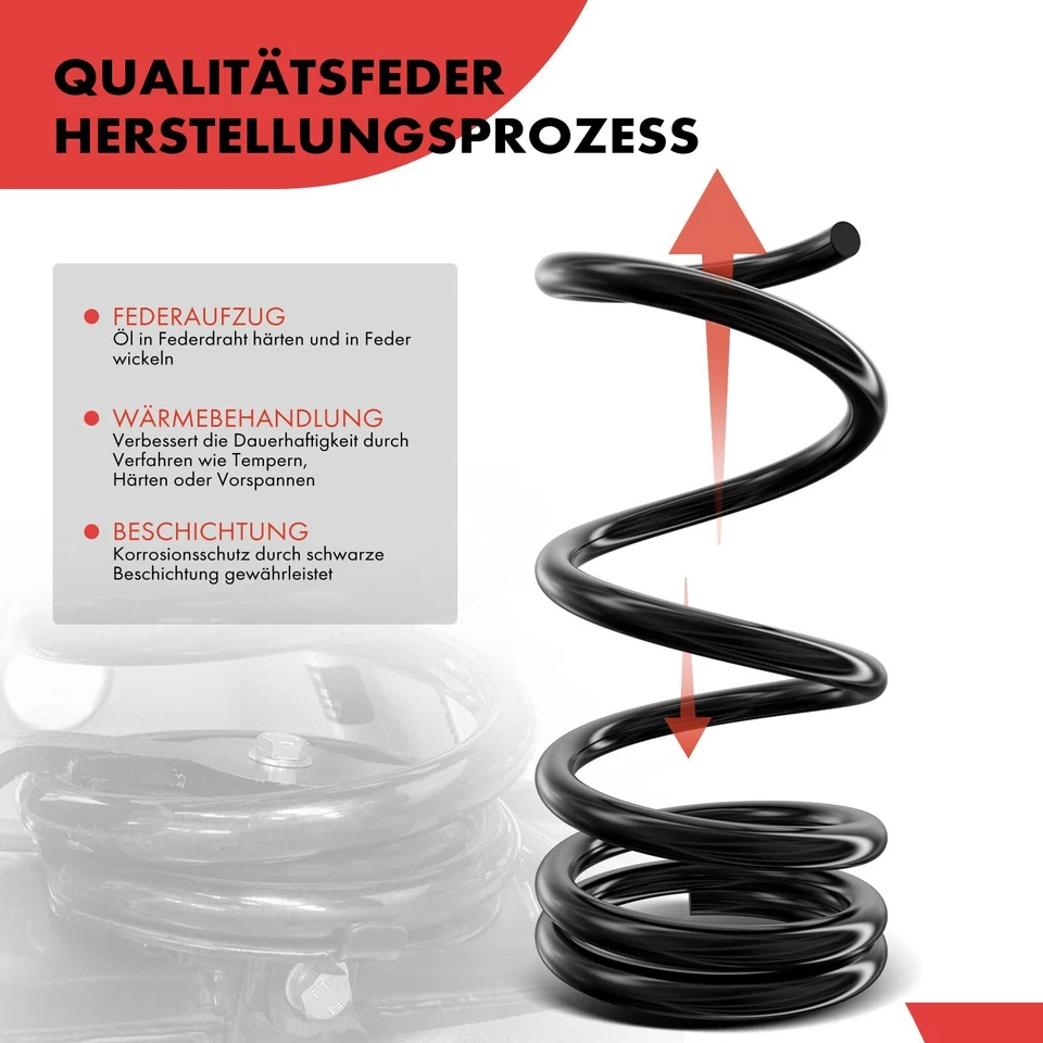 4x Muelles Chasis Delantero Trasero para Mercedes-benz Clase G + Cabrio W463 - Imagen 4 de 4