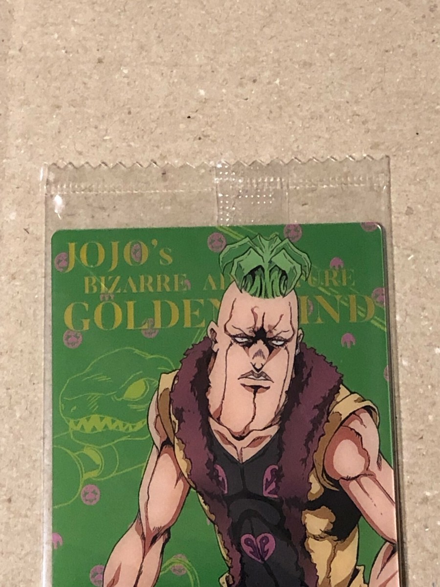 JoJo's Bizarre Adventure Part 5 Golden Wind Wafer Card Pesci