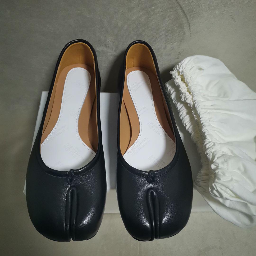 Maison Margiela TABI Ballet Pumps Flats Shoes Black Size 37 Maison Margiela TABI Ballet Pumps Flats Shoes Black Size 37