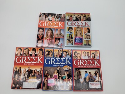 SEALED NEW with Slipcover Greek, Chapters One Two Three Four Five, Seasons 1-3