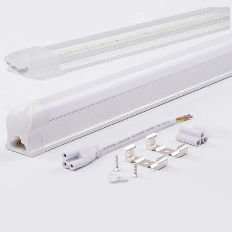 5 or 10 Pack 20W T8 120cm Integrated LED Tube Light Bulbs 6000K LED Shop Light - image 1 of 4
