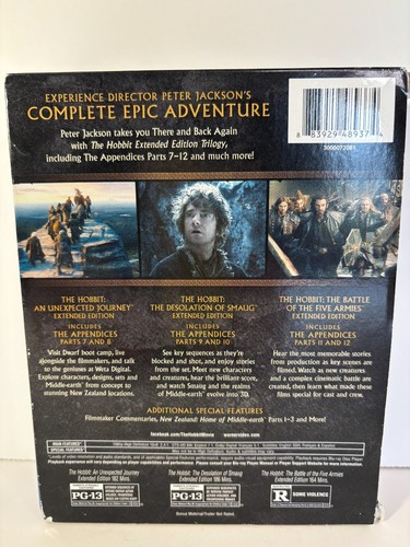 The Lord of The Rings / The is Hobbit Extended Editions Blu-ray/DVD Box Sets - Picture 19 of 24