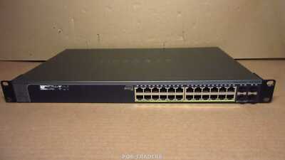 NetGear ProSafe GS728TP V1H1 24-Port Gigabit Smart Switch PoE + 4x SFP + RM EARS