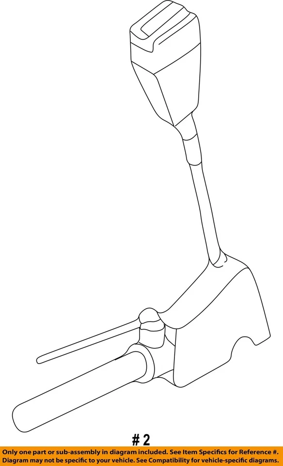 Used Front Right Seat Belt Front fits: 2002 Bmw 530I bucket passenger buckle Fro - Image 4 of 4