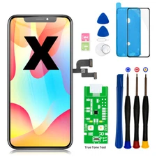 For iPhone X LCD Display Touch Screen Digitizer Assembly Replacement True Tone