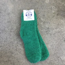 NWT Yacht & Smith Cozy Socks Sz 9-11 Green Shoe Sz 5-11 Fuzzy House Socks