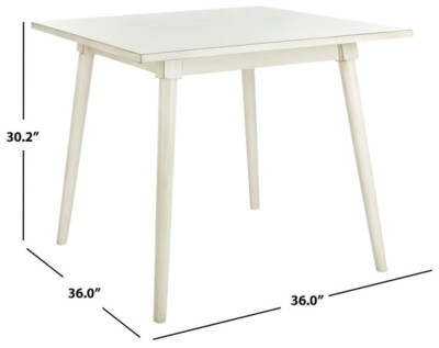 Safavieh SIMONE SQUARE DINING TABLE, Reduced Price 2172746264 DTB9200C