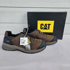 Caterpillar Streamline 2.0 Leather Composite Toe Work Shoe Boot Men SZ 13 Clay