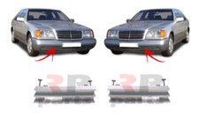 Für MB S W140 91-93 Neu Vorne Stoßstange Zug Haken Ösen Deckel Für Malerei Paar