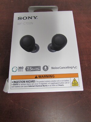 SONY WF-C700N NOISE CANCELING EARBUDS BLACK (22C)