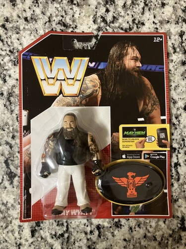 WWE MATTEL RETRO SERIES 6 BRAY WYATT WRESTLING ACT...