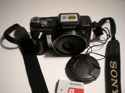 Sony Cyber-Shot DSC-H10 8.1MP 10x FullHD Digital Camera Black