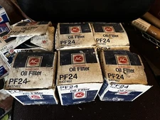 Vintage NOS AC Delco V8 Chevy GM Oil Filter PF 24 Pf24