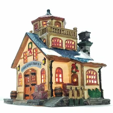 Beauty Restored Lemax 2001 Seaside Shipping & Freight Co Enchanted Forest #15543