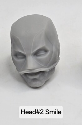 3d Printed RED MOUTHY MERCENARY HEAD#2  1:12 6'' Classified/ Legend Compatible 
