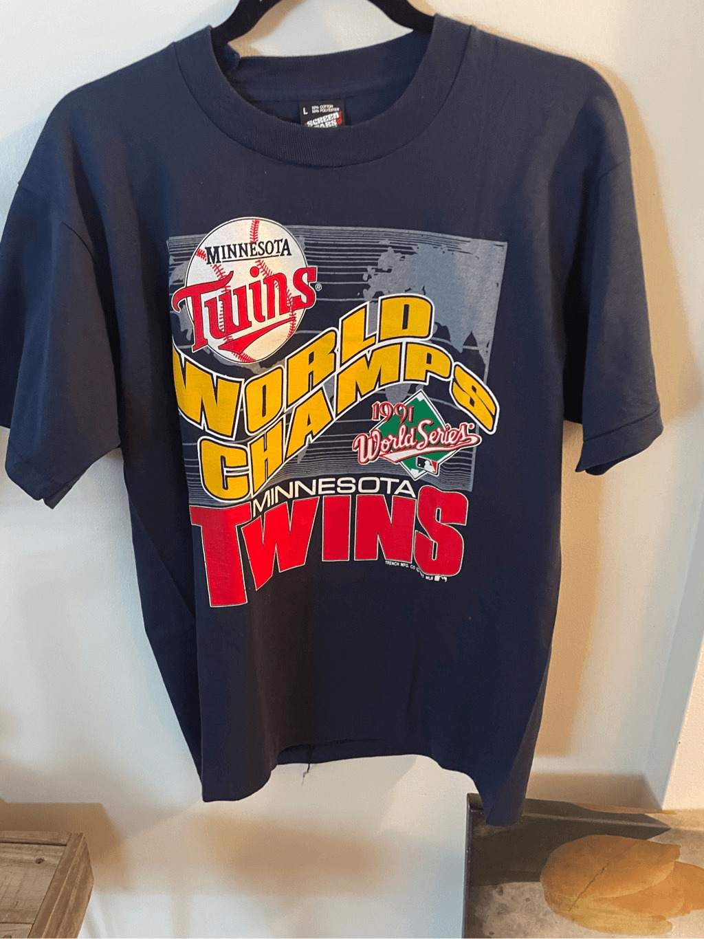 Vintage Minnesota Twins 1991 World Series T-Shirt - image 1
