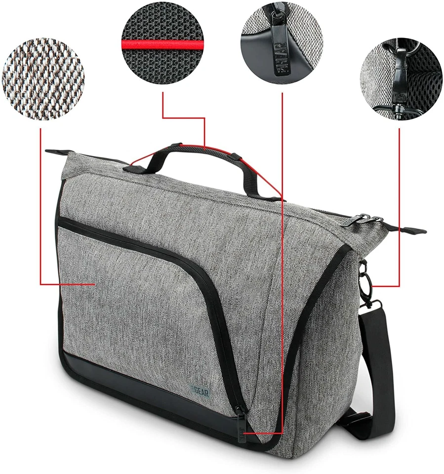Luxe PRO Bolso para Cámara Bolso de Hombro Grande para Cámara Bandolera Divisores para DSLR SLR Foto 2 de 4