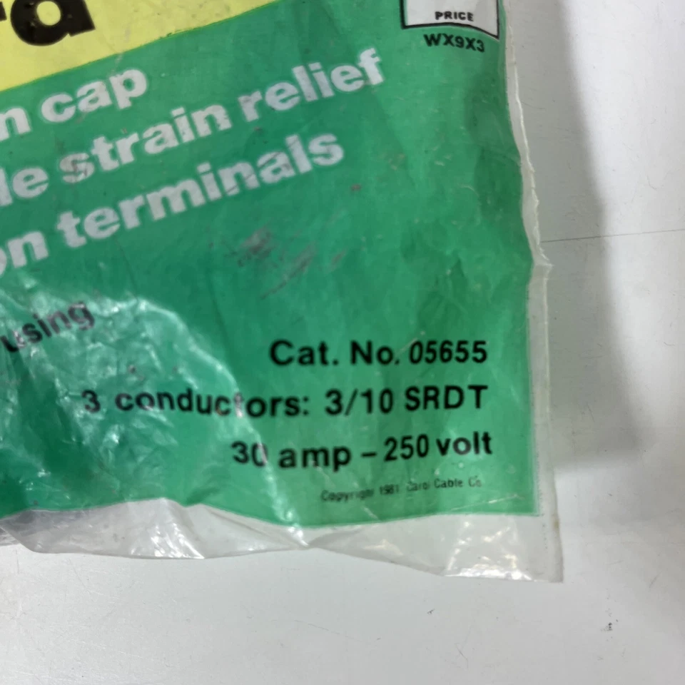 Cable de alimentación para secadora de 3 cables, 5 pies 30 amperios 250 voltios Foto 3 de 4